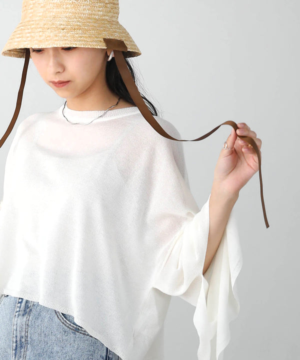 Bab リボンストローハット