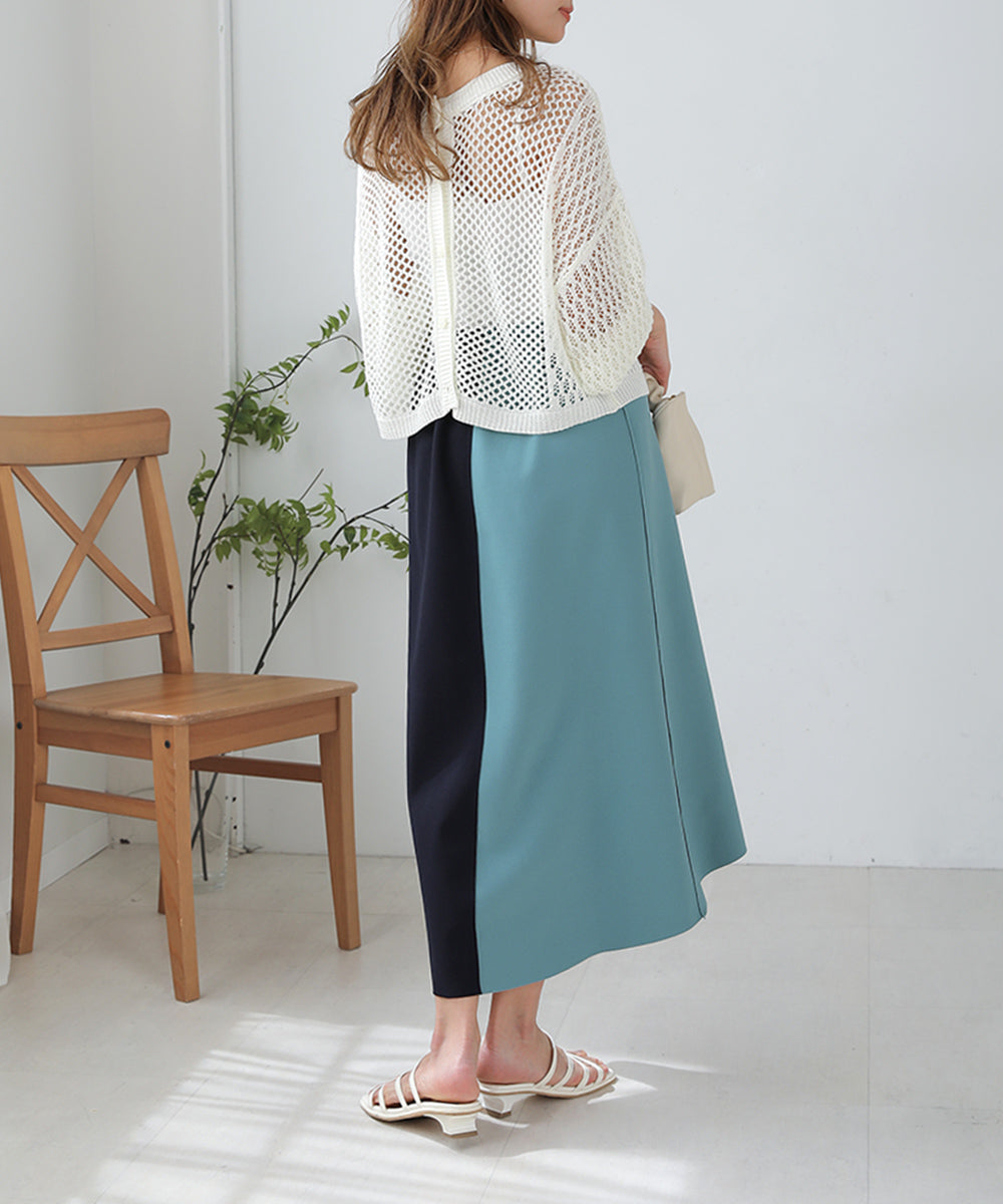 BouJeloud 配色イレヘムスカート