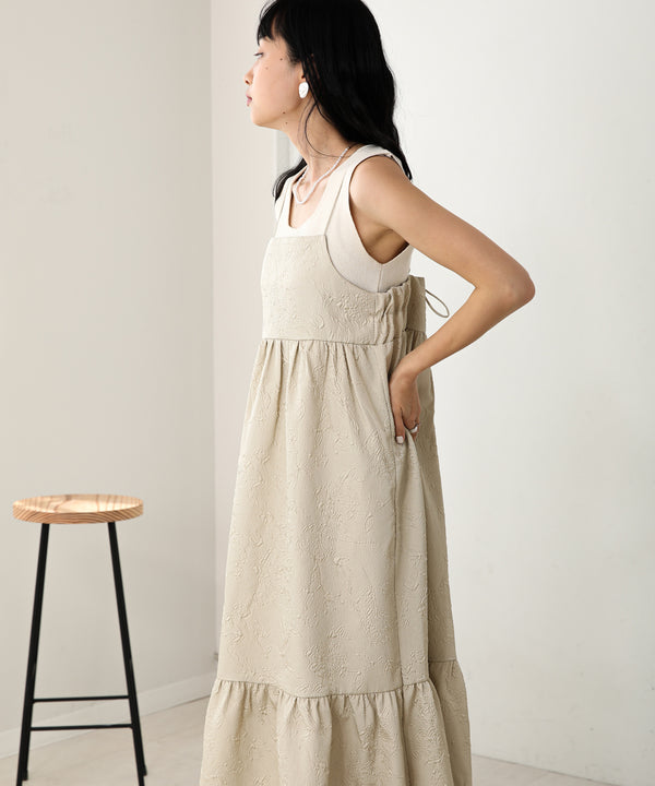 Bab ふくれジャガードキャミワンピース