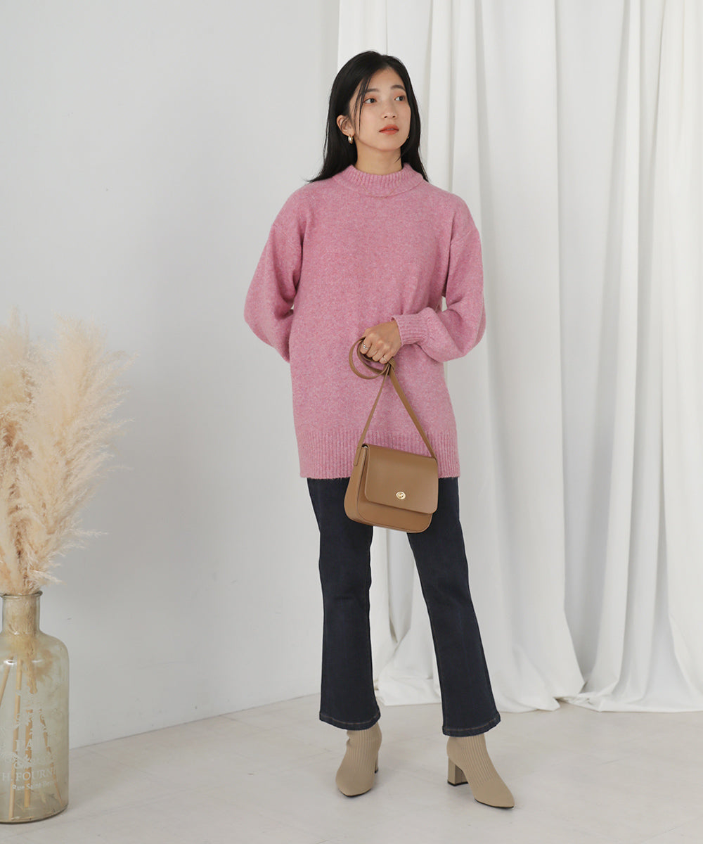 [WEB限定]マシュマロタッチニットプルオーバー