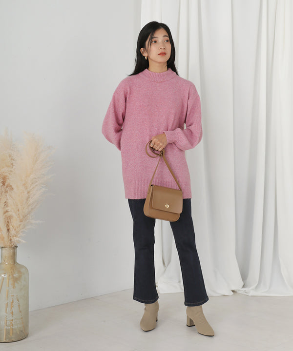 [WEB限定]マシュマロタッチニットプルオーバー