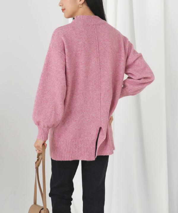 [WEB限定]マシュマロタッチニットプルオーバー