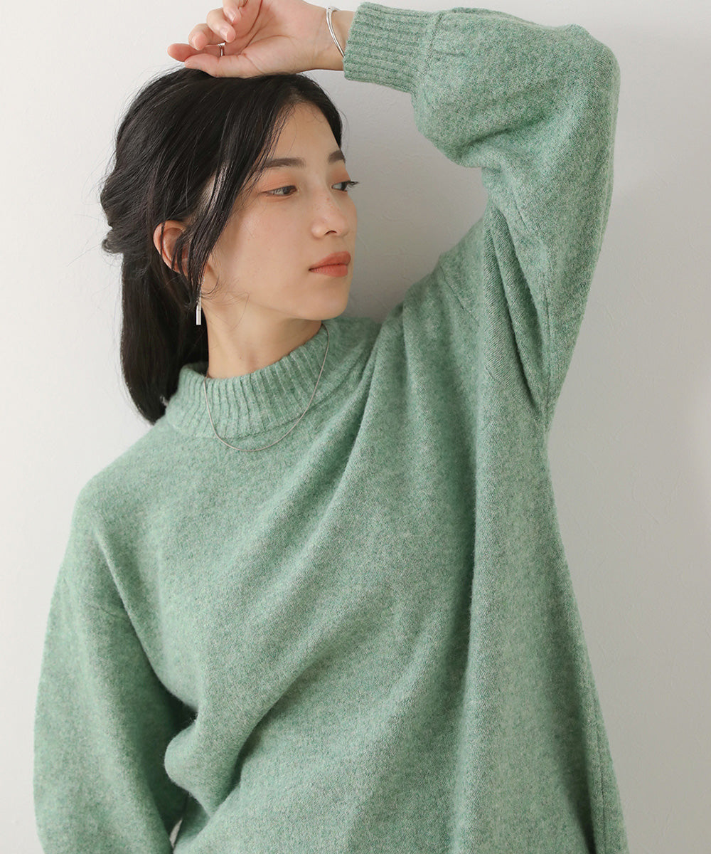 [WEB限定]マシュマロタッチニットプルオーバー