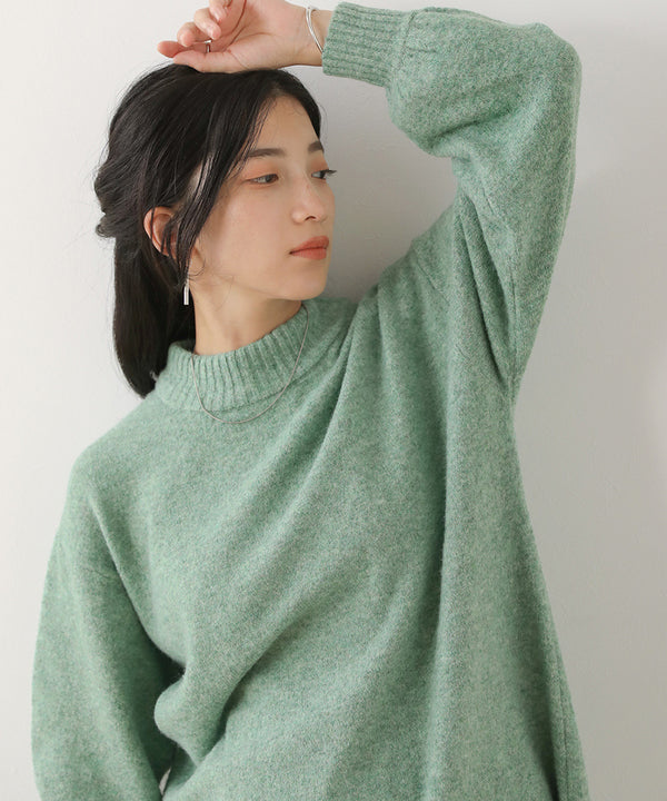 [WEB限定]マシュマロタッチニットプルオーバー