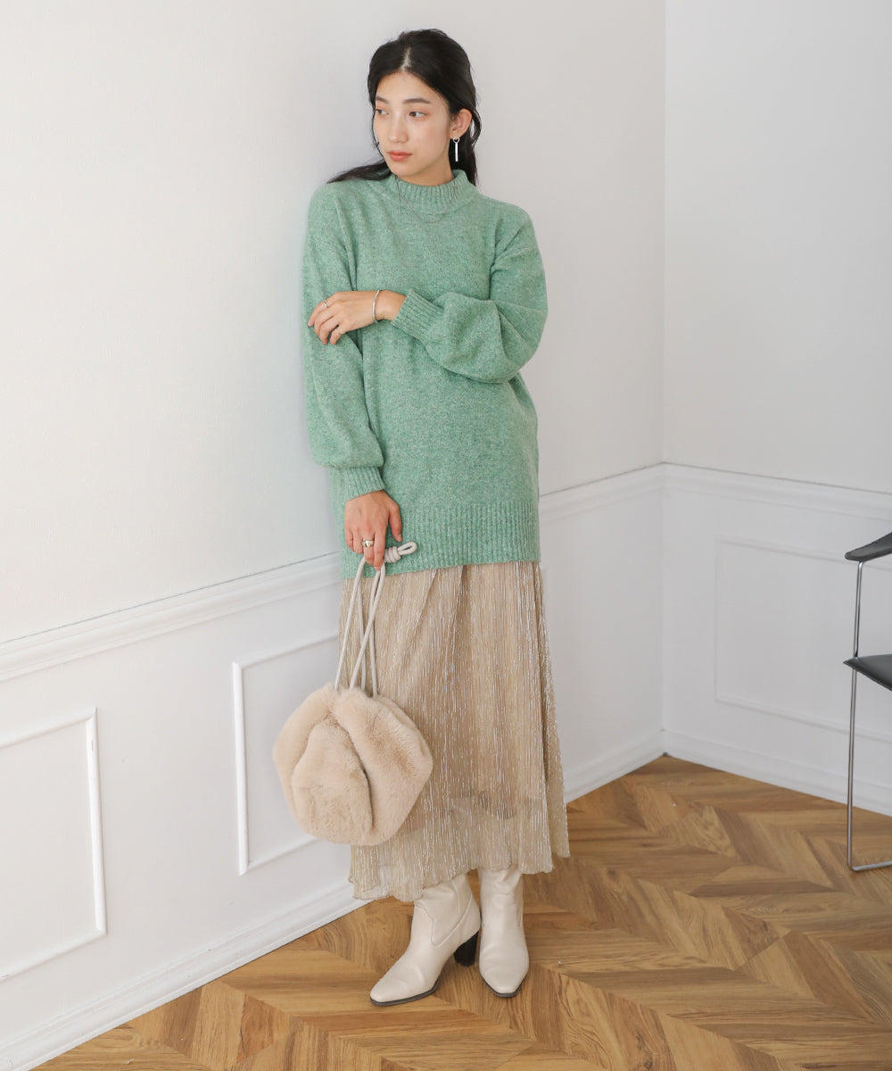 [WEB限定]マシュマロタッチニットプルオーバー