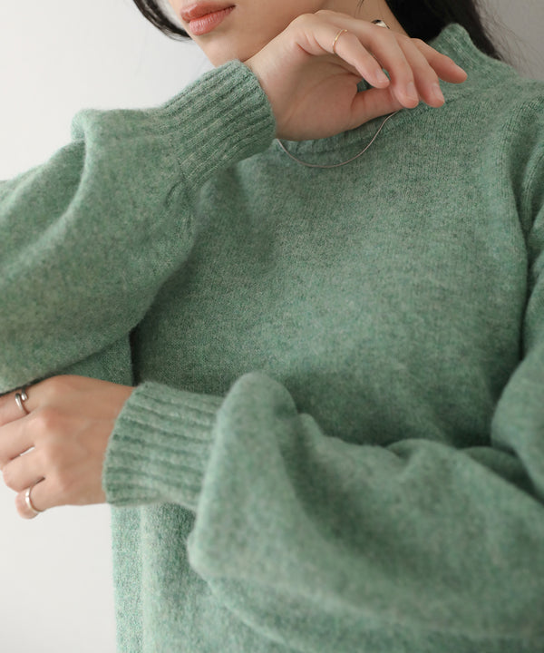 [WEB限定]マシュマロタッチニットプルオーバー