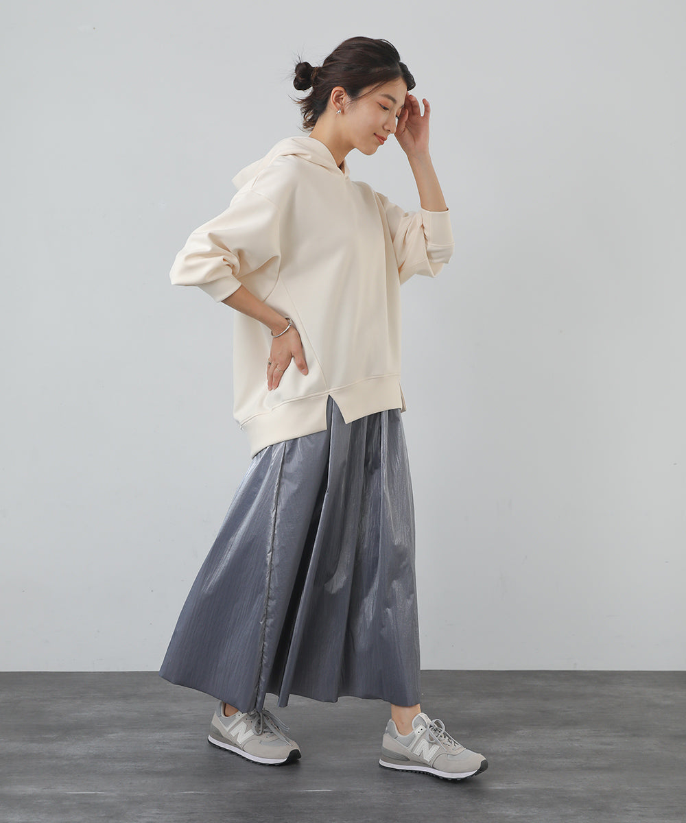 [WEB限定]クリアダンボールサイドスリットフーディー
