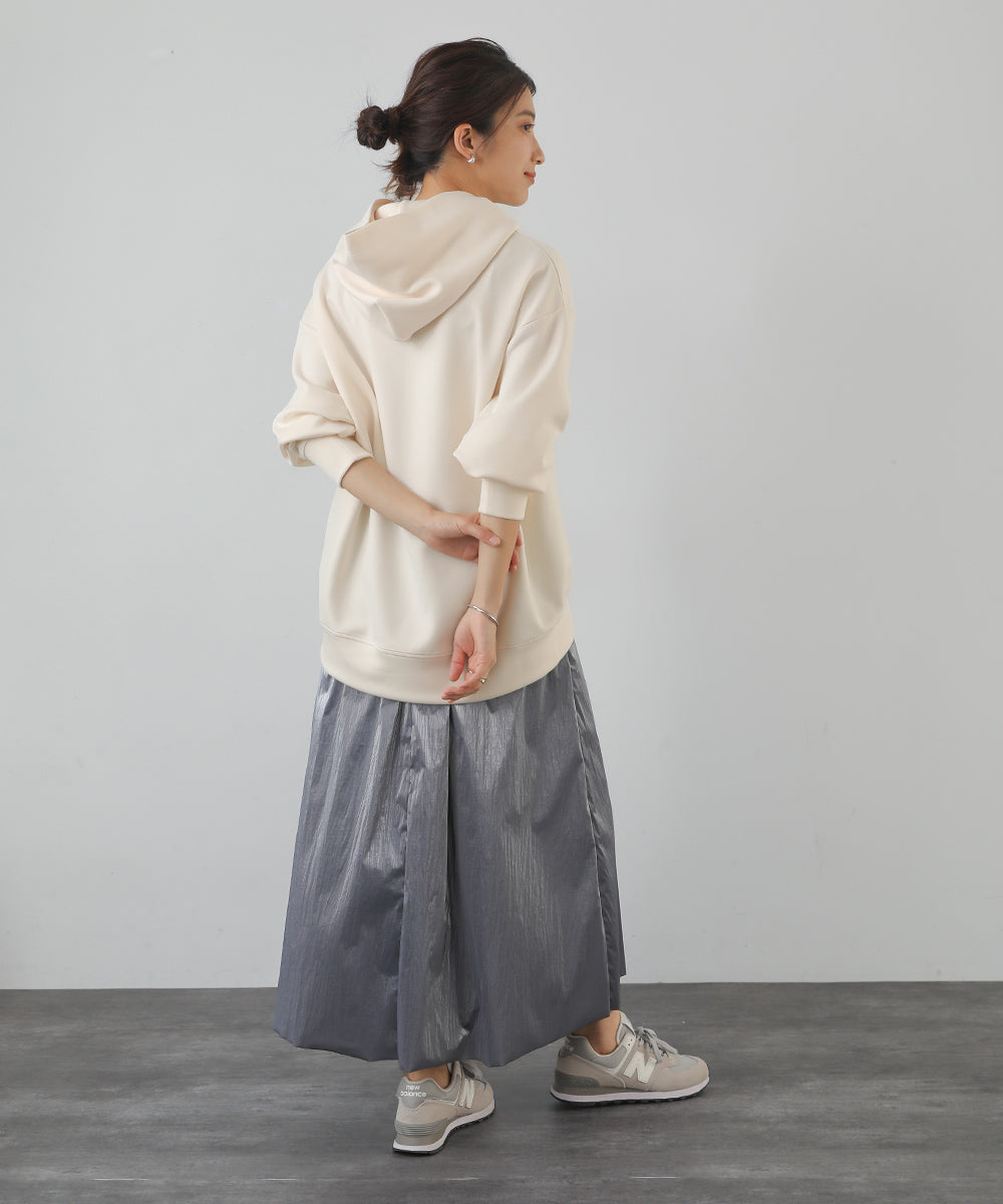 [WEB限定]クリアダンボールサイドスリットフーディー