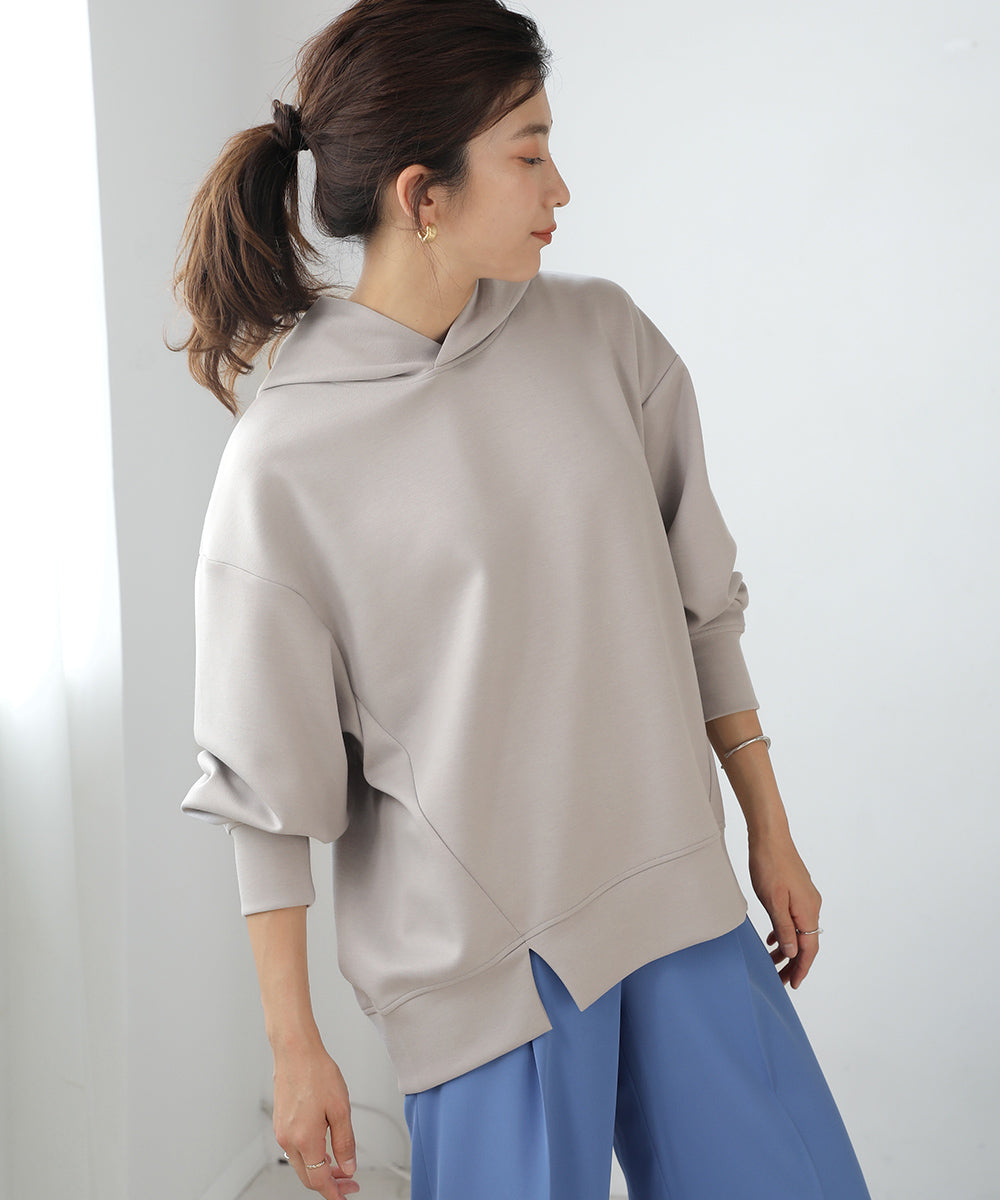 [WEB限定]クリアダンボールサイドスリットフーディー