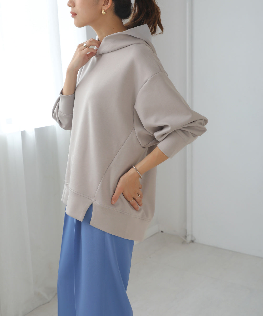 [WEB限定]クリアダンボールサイドスリットフーディー