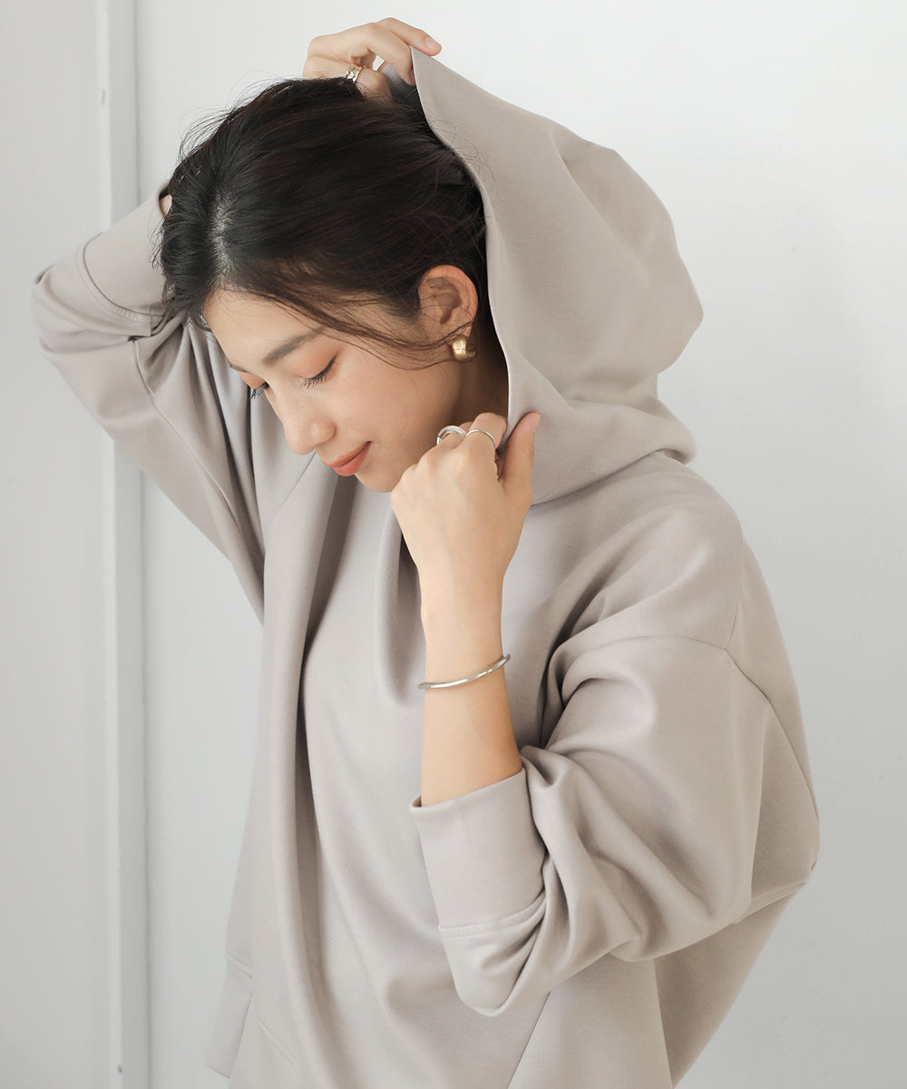 [WEB限定]クリアダンボールサイドスリットフーディー
