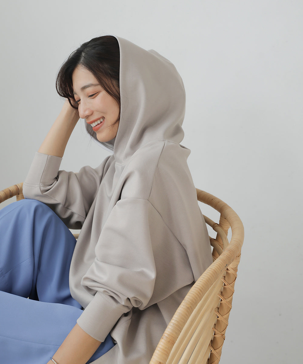 [WEB限定]クリアダンボールサイドスリットフーディー