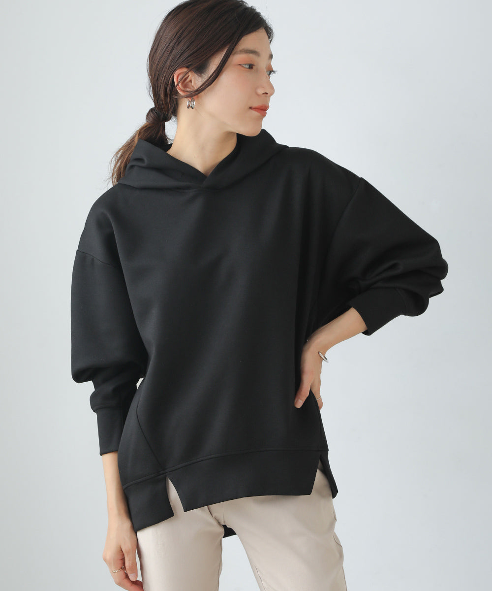 [WEB限定]クリアダンボールサイドスリットフーディー