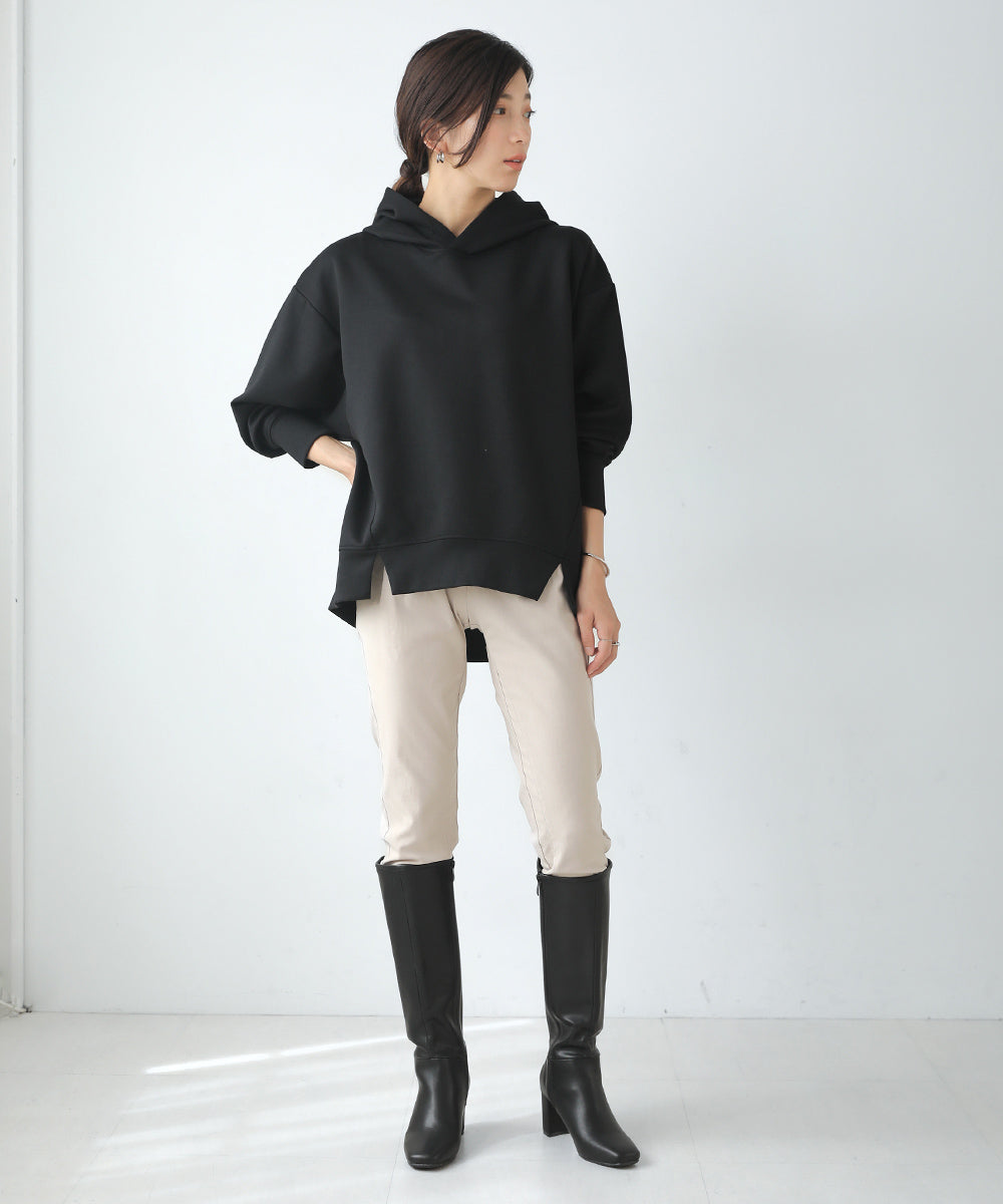 [WEB限定]クリアダンボールサイドスリットフーディー