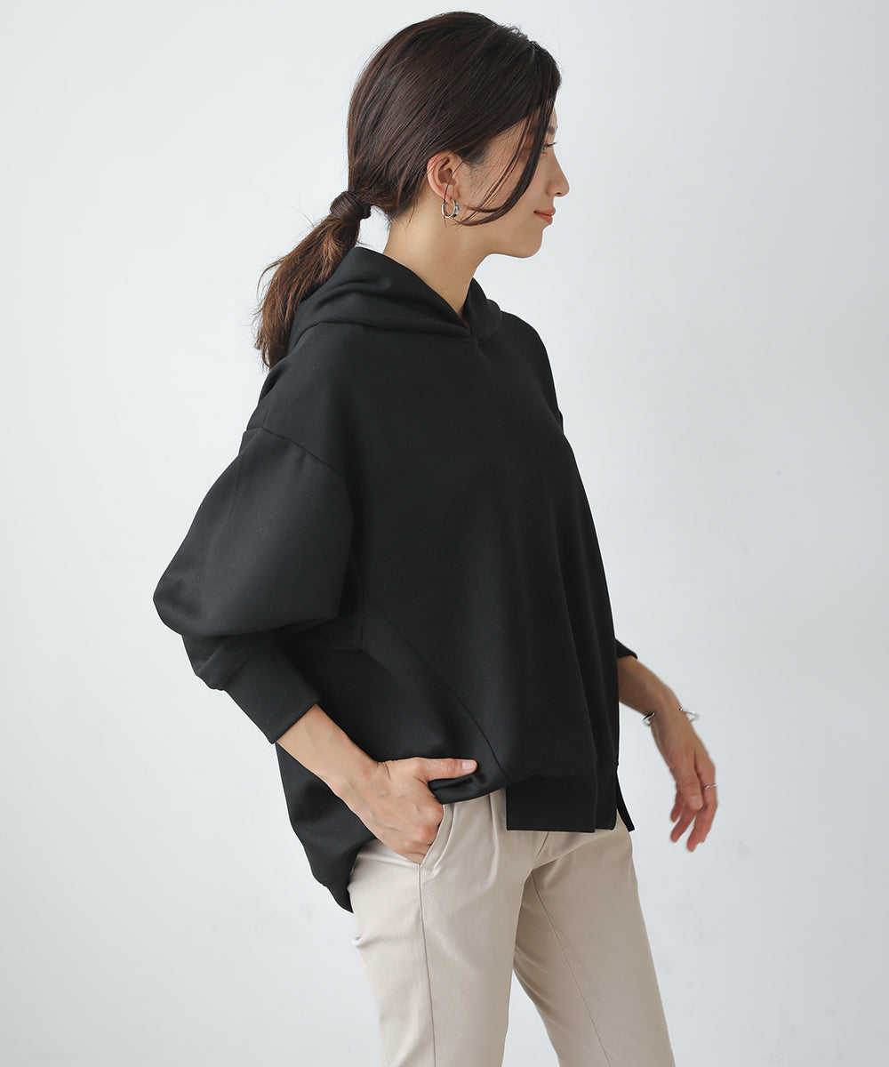 [WEB限定]クリアダンボールサイドスリットフーディー