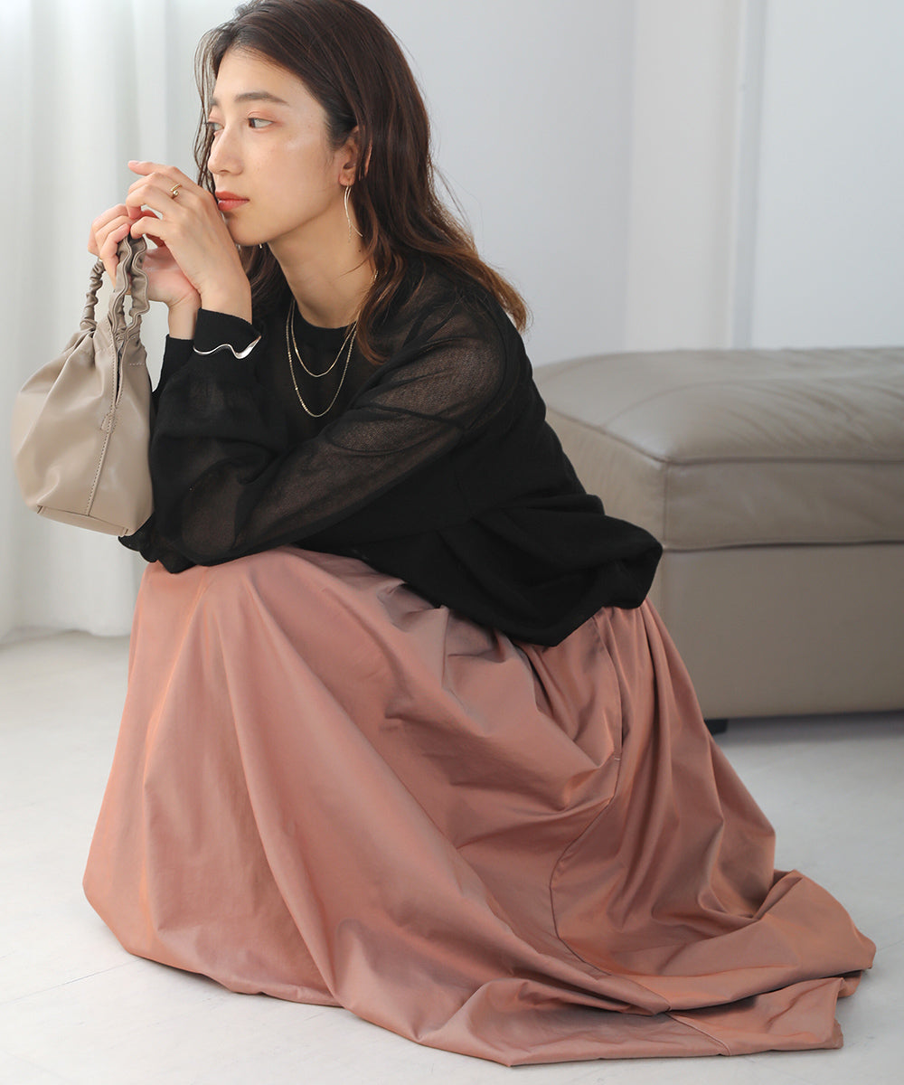 シャンブレータックスカート