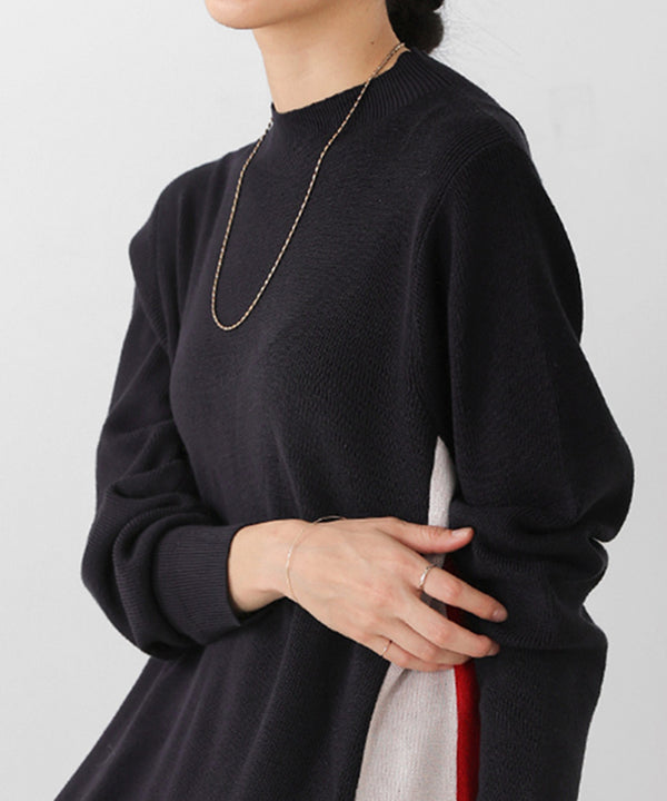 [WEB限定カラー]マルチカラーニットワンピース