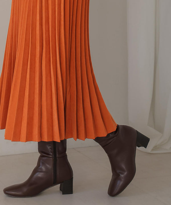 ピーチアコーディオンプリーツスカート