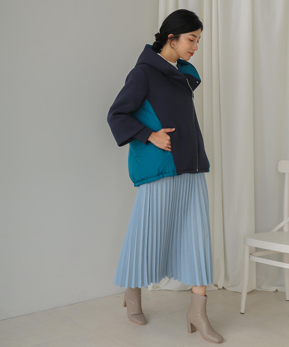 ピーチアコーディオンプリーツスカート