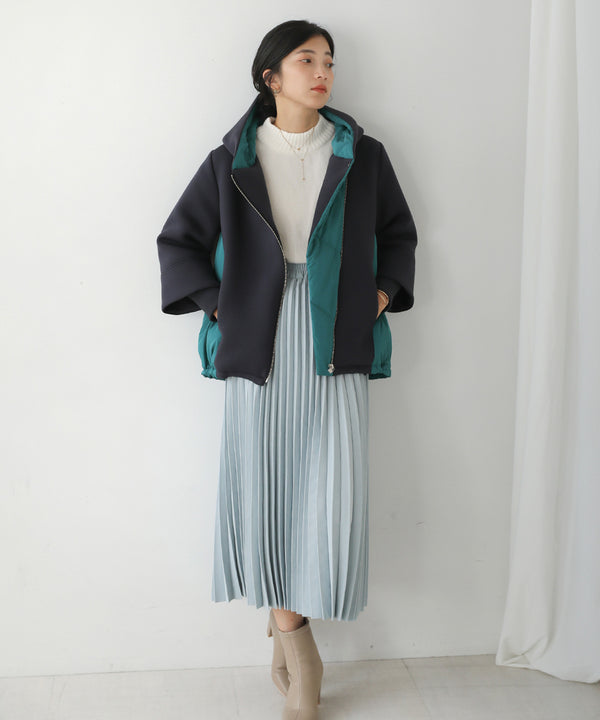 ピーチアコーディオンプリーツスカート