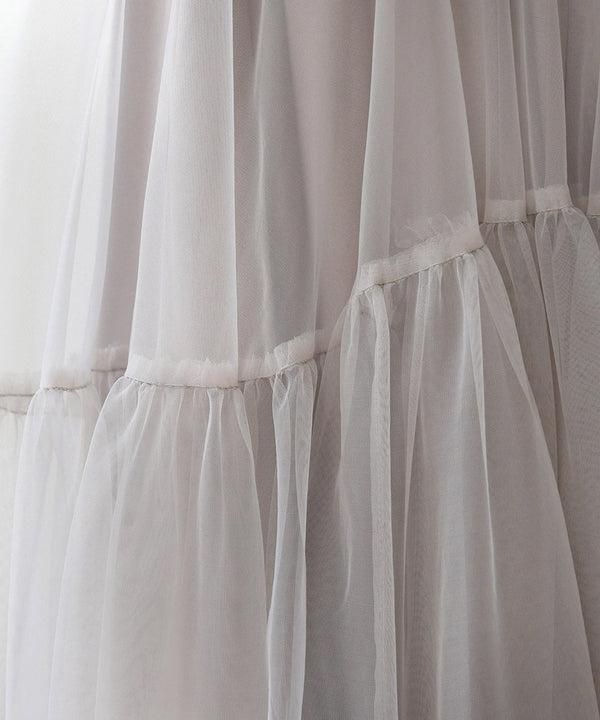 TULLE TIERED SKIRT