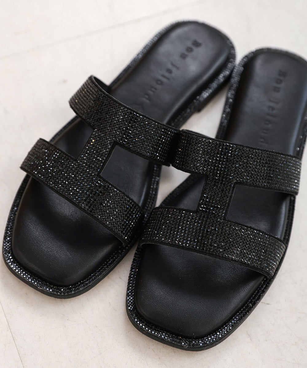 TO BE CHIC - 【美品】トゥービーシック サンダル ハイヒール リボン付き 黒 ブラックの通販 by fable shop｜トゥービーシック ならラクマ