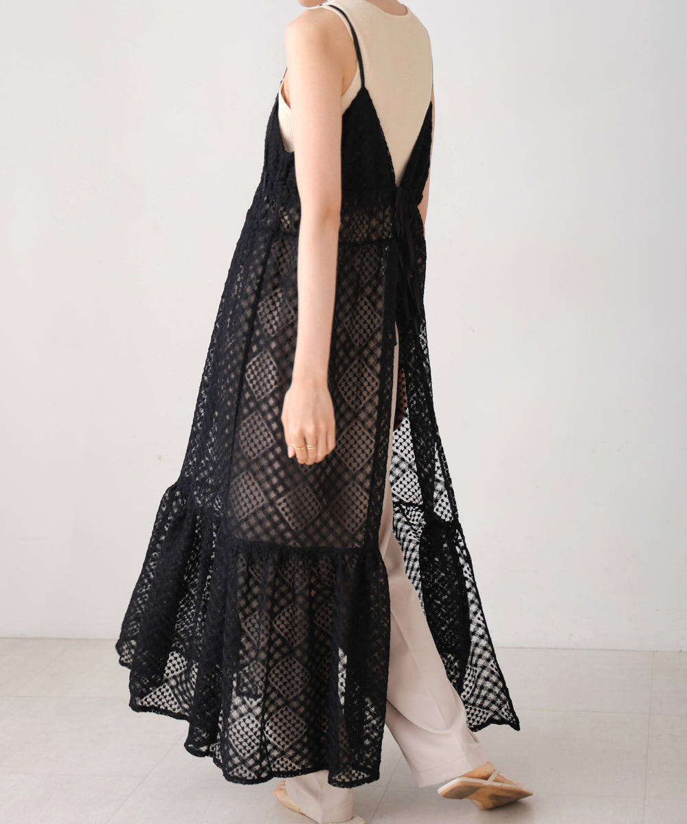 lace gilet camisole onepiece