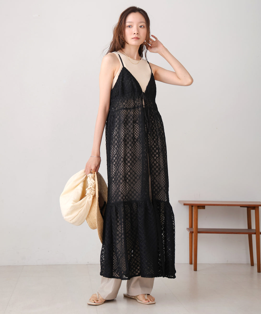 lace gilet camisole onepiece