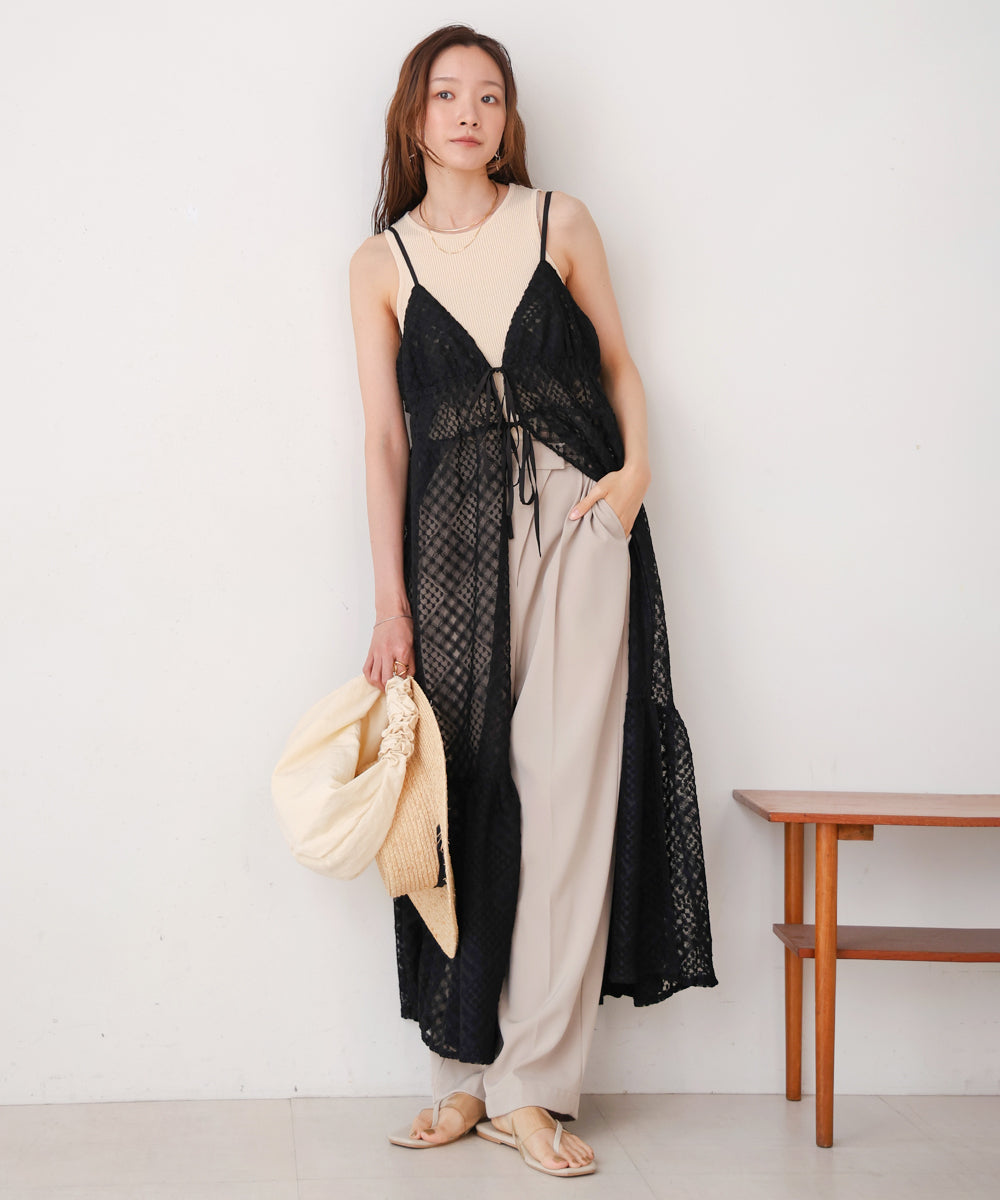 lace gilet camisole onepiece