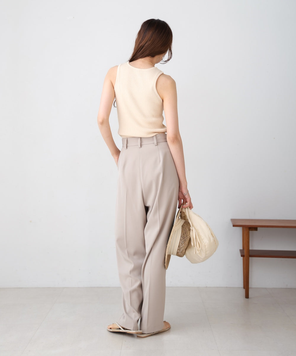 american sleeve ribbed tank top