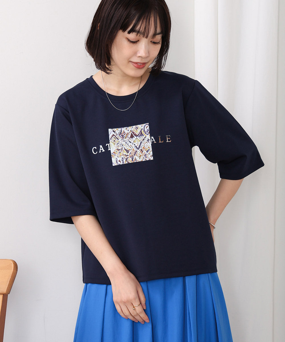 ポンチローマアート柄Tシャツ