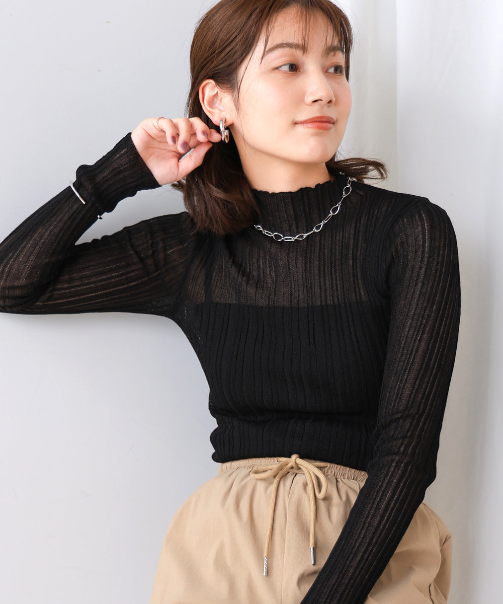 【WEB限定】シアーヤーンリボボトルプルオーバー