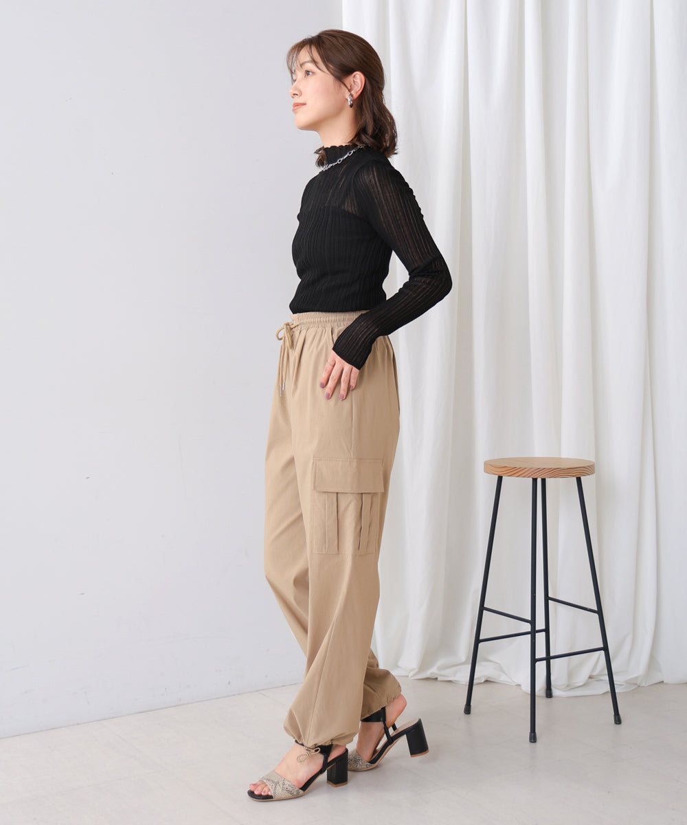 【WEB限定】シアーヤーンリボボトルプルオーバー