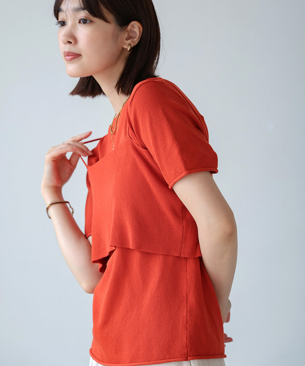 【WEB限定】ニットＴ＆キャミセット