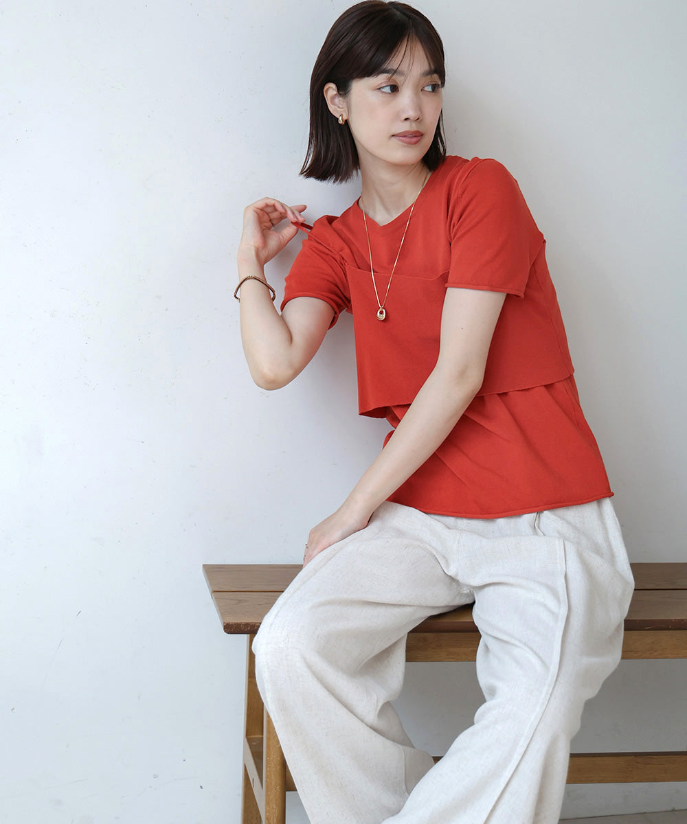 【WEB限定】ニットＴ＆キャミセット