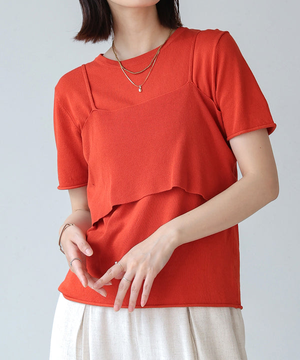 【WEB限定】ニットＴ＆キャミセット