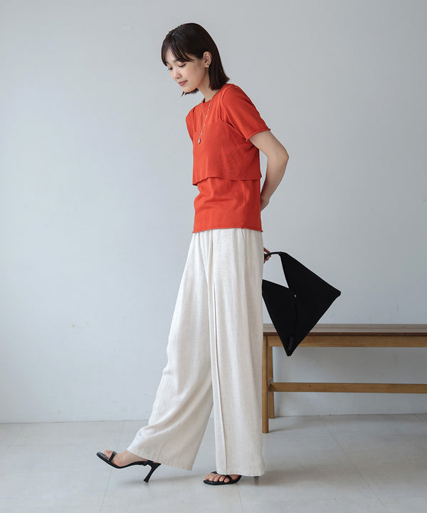【WEB限定】ニットＴ＆キャミセット
