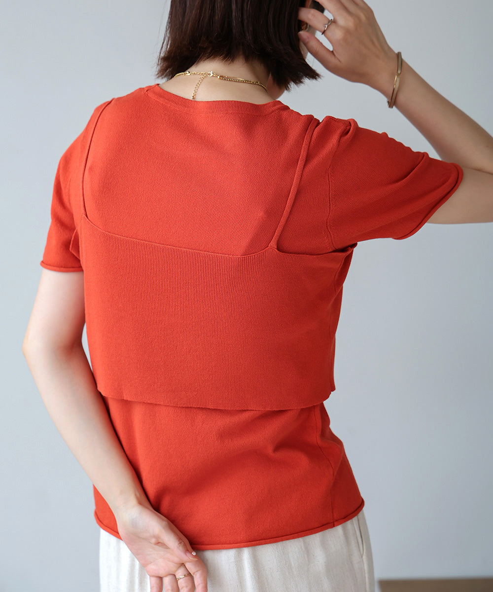 【WEB限定】ニットＴ＆キャミセット