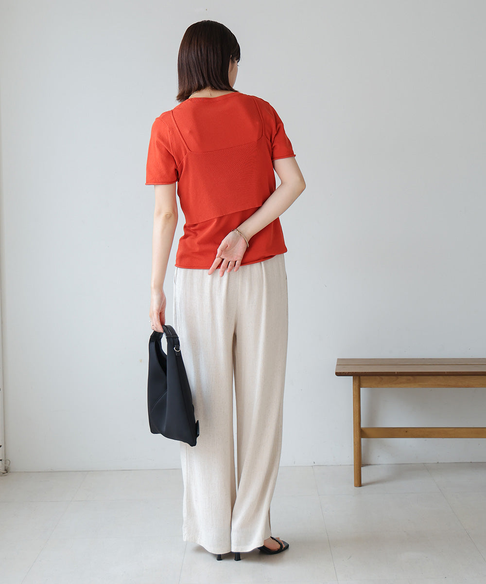 【WEB限定】ニットＴ＆キャミセット