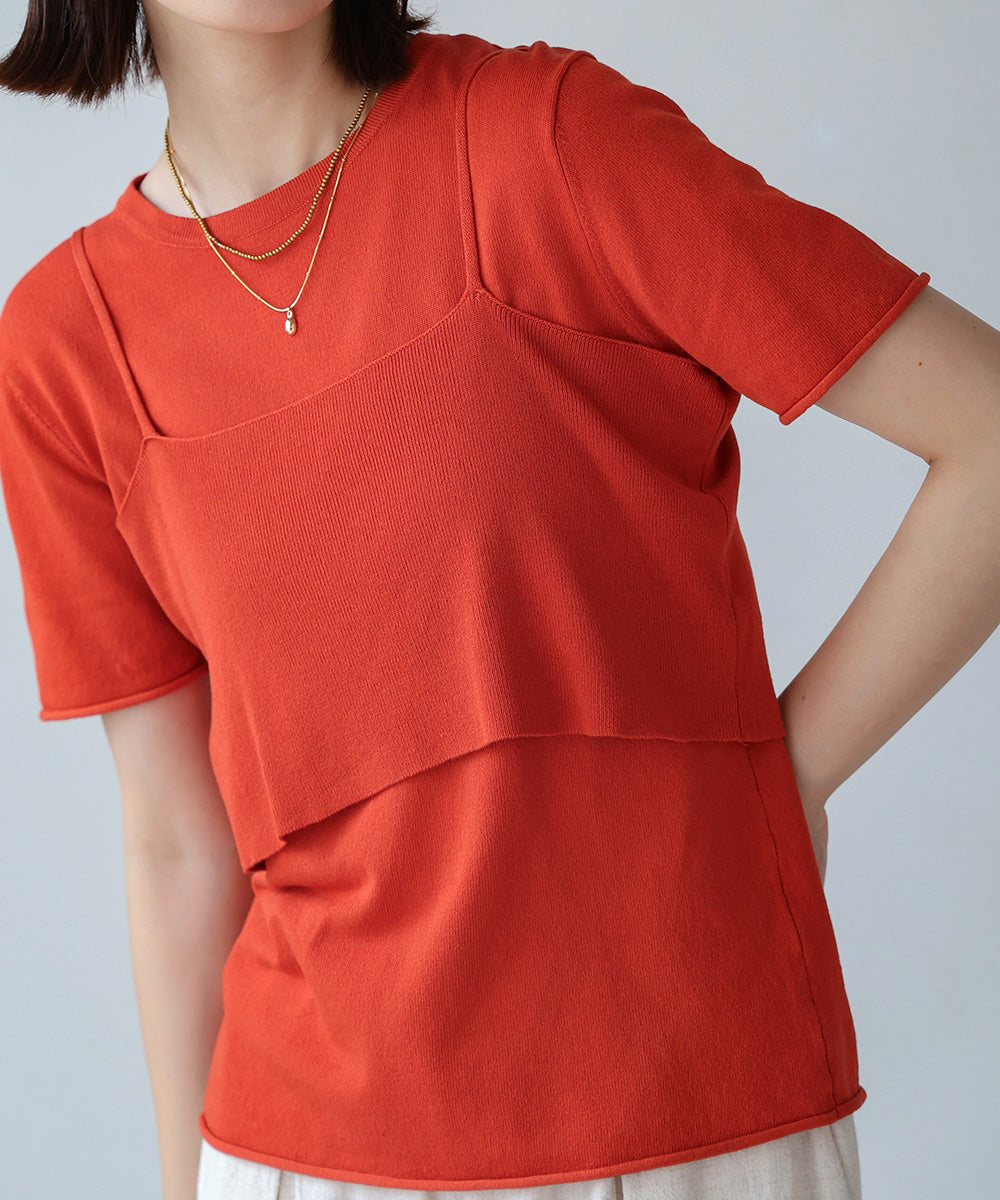 【WEB限定】ニットＴ＆キャミセット