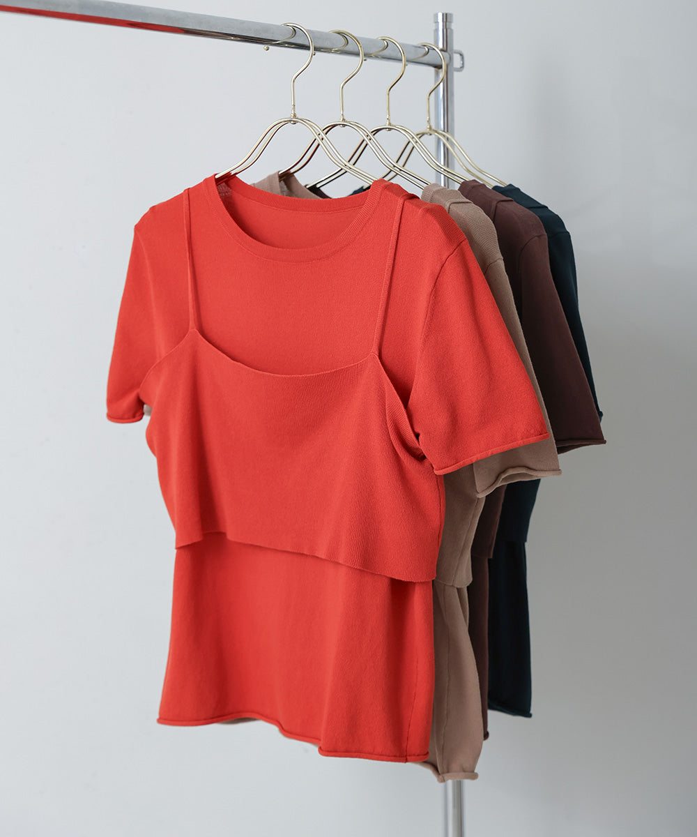 【WEB限定】ニットＴ＆キャミセット