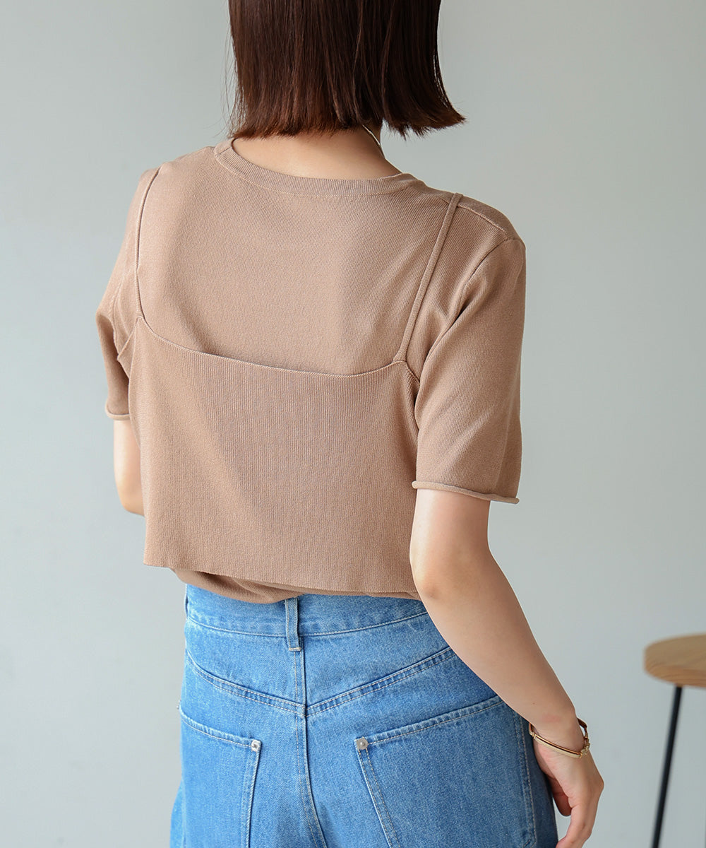 【WEB限定】ニットＴ＆キャミセット
