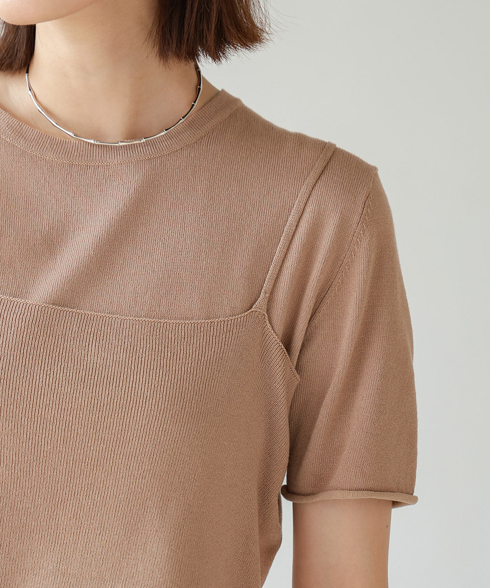 【WEB限定】ニットＴ＆キャミセット