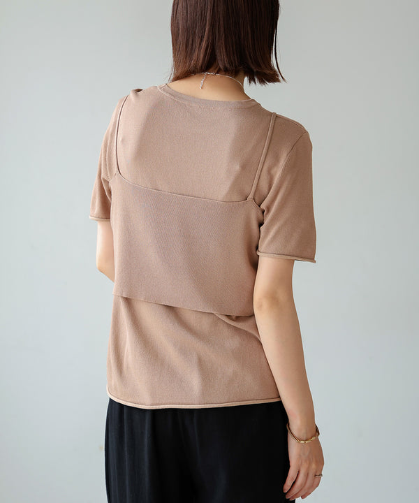 【WEB限定】ニットＴ＆キャミセット