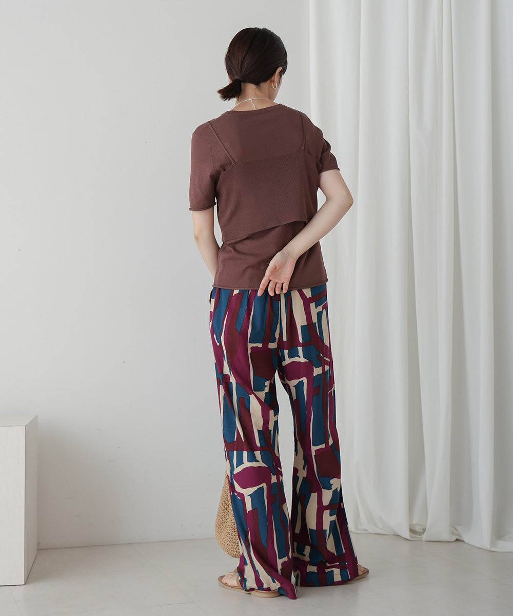 【WEB限定】ニットＴ＆キャミセット