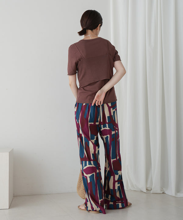 【WEB限定】ニットＴ＆キャミセット