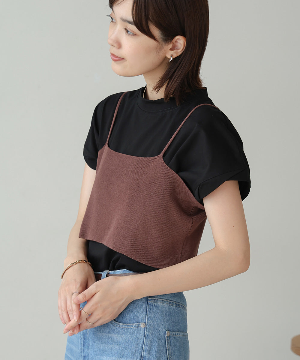 【WEB限定】ニットＴ＆キャミセット