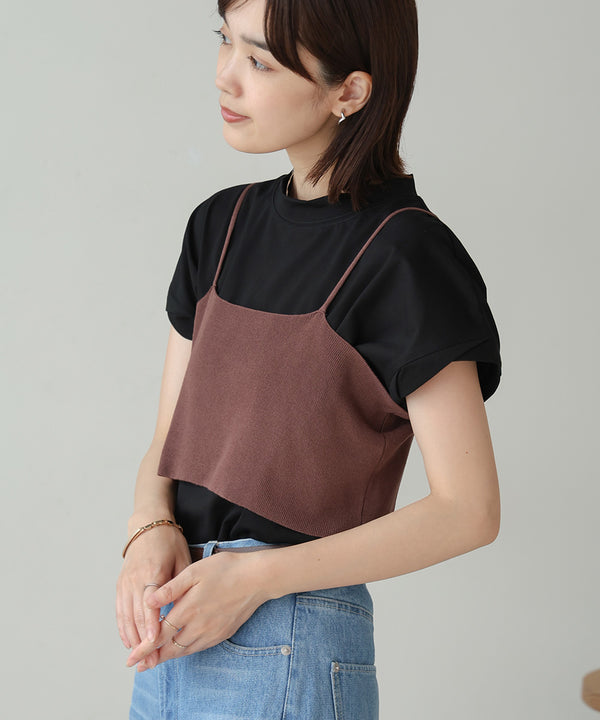 【WEB限定】ニットＴ＆キャミセット