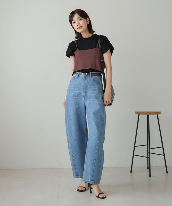 【WEB限定】ニットＴ＆キャミセット