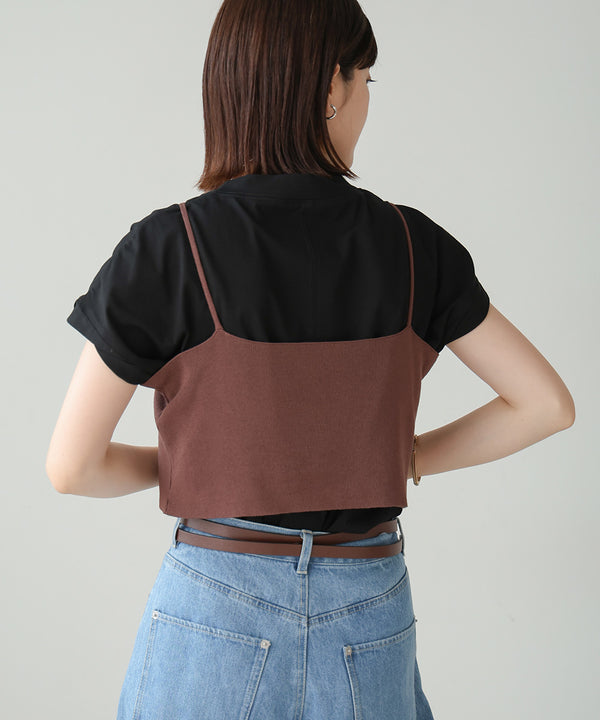 【WEB限定】ニットＴ＆キャミセット